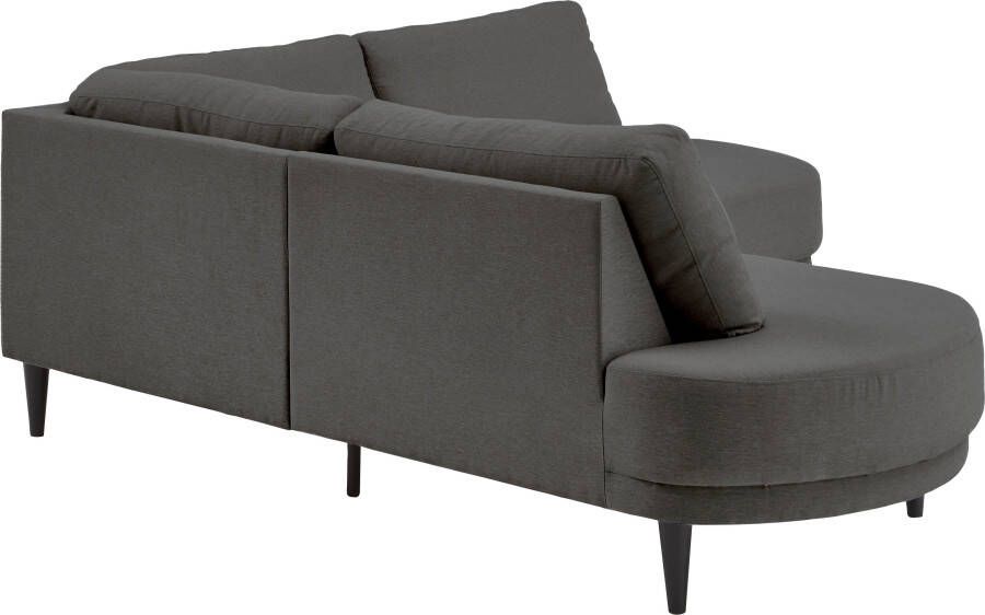 ATLANTIC home collection Hoekbank Ronny L-vorm optioneel in beige met nosagvering - Foto 2