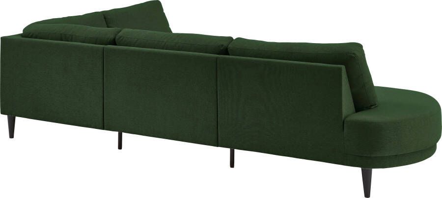 ATLANTIC home collection Hoekbank Ronny L-vorm met golvenondersteuning rechts links monteerbaar - Foto 2