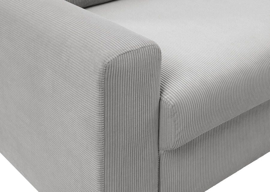 ATLANTIC home collection Hoekbank Dublin L-vorm Slaapfunctie en bedkist récamier links of rechts te monteren - Foto 4