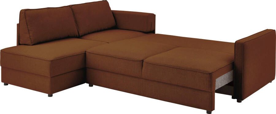 ATLANTIC home collection Slaapbank Chill Hoekbank met slaapfunctie en bedlade - Foto 7