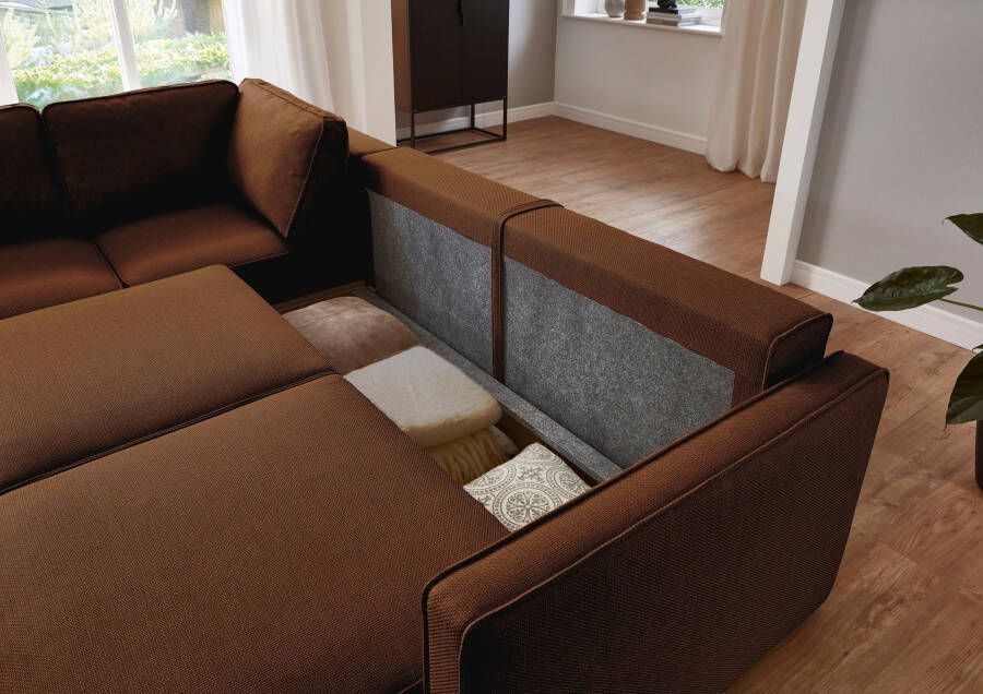 ATLANTIC home collection Slaapbank Chill Hoekbank met slaapfunctie en bedlade - Foto 2