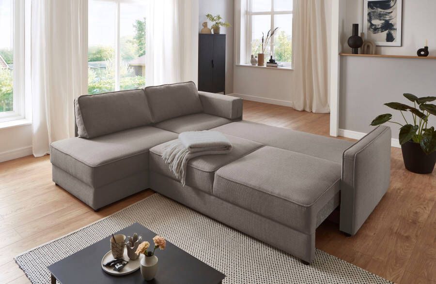 ATLANTIC home collection Slaapbank Chill Hoekbank met slaapfunctie en bedlade - Foto 3