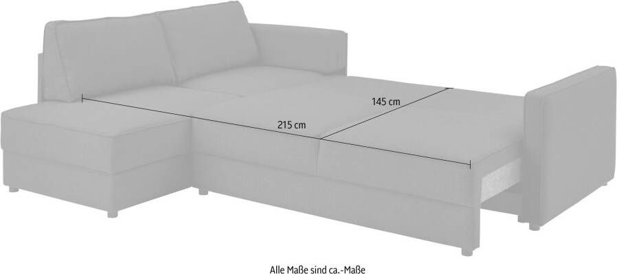 ATLANTIC home collection Slaapbank Chill Hoekbank met slaapfunctie en bedlade - Foto 6