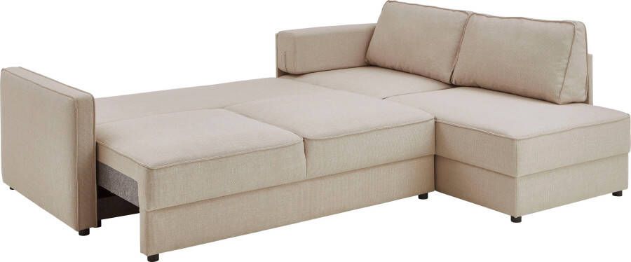 ATLANTIC home collection Slaapbank Chill Hoekbank met slaapfunctie en bedlade - Foto 7