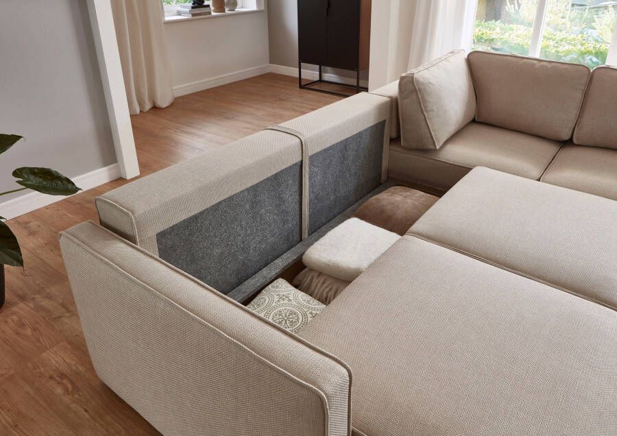 ATLANTIC home collection Slaapbank Chill Hoekbank met slaapfunctie en bedlade - Foto 2
