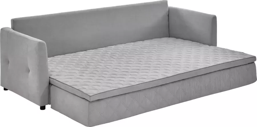 ATLANTIC home collection Slaapbank KEN met slaapfunctie inclusief topmatras met afneembare bekleding - Foto 5