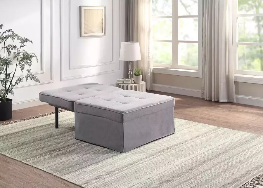 ATLANTIC home collection Slaapbank Finn te veranderen in een loungestoel relaxfauteuil en logeerbed incl. kussen - Foto 3