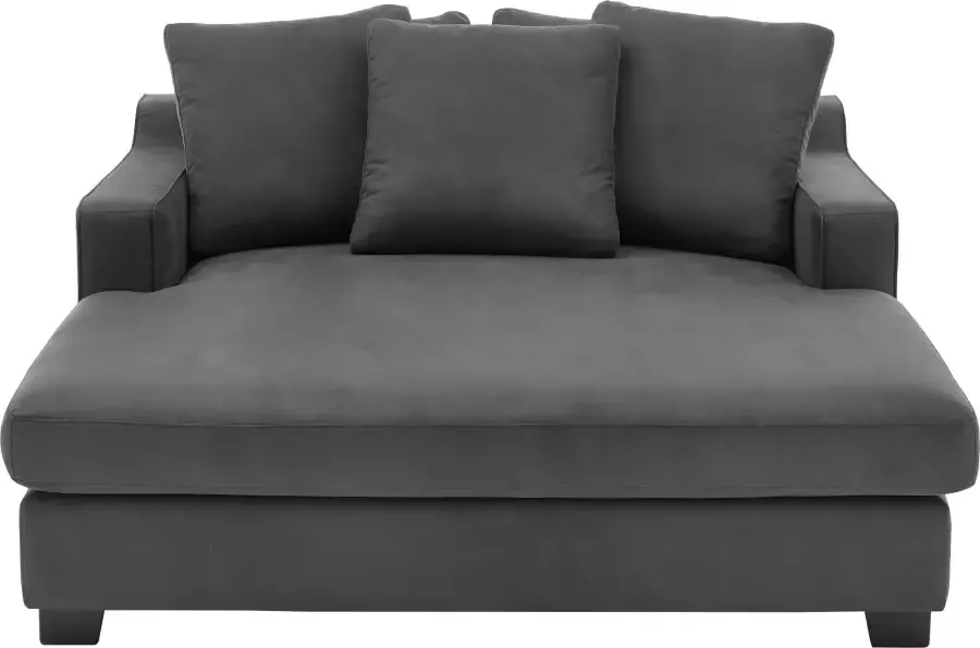 ATLANTIC home collection XXL-fauteuil Nobel Megafauteuil loveseat inclusief 5 rugkussens vrij plaatsbaar - Foto 1