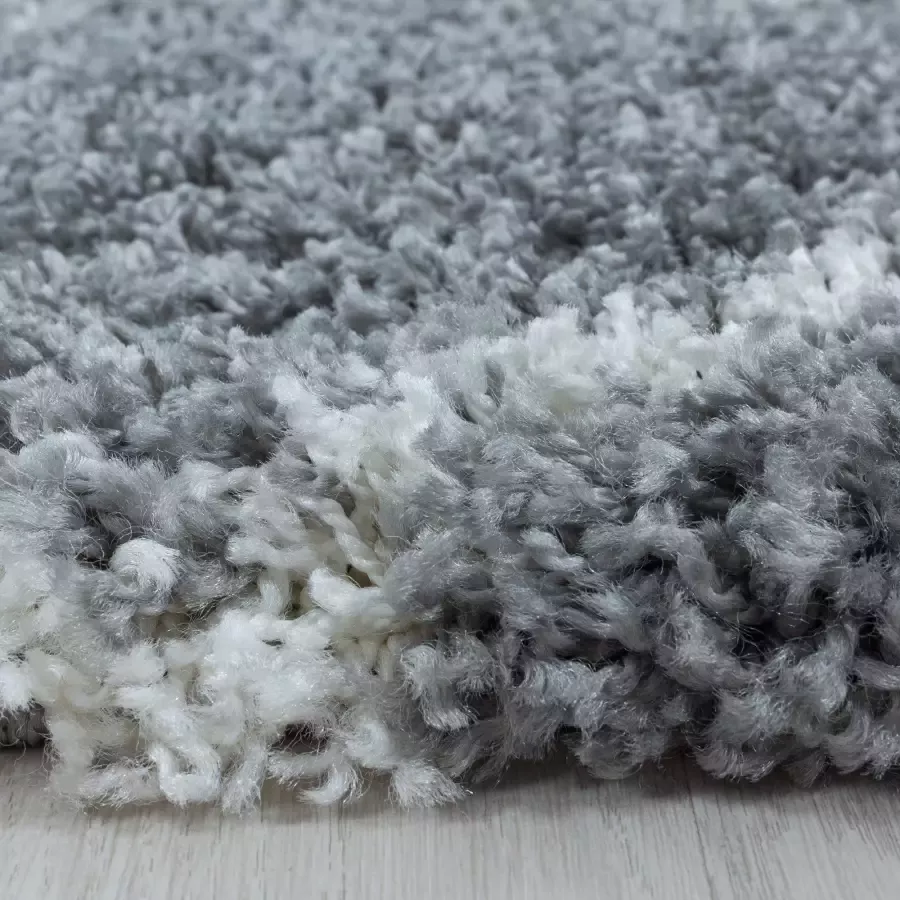 Adana Carpets Berber vloerkleed Agadir Lines Grijs Creme 200x290cm - Foto 2