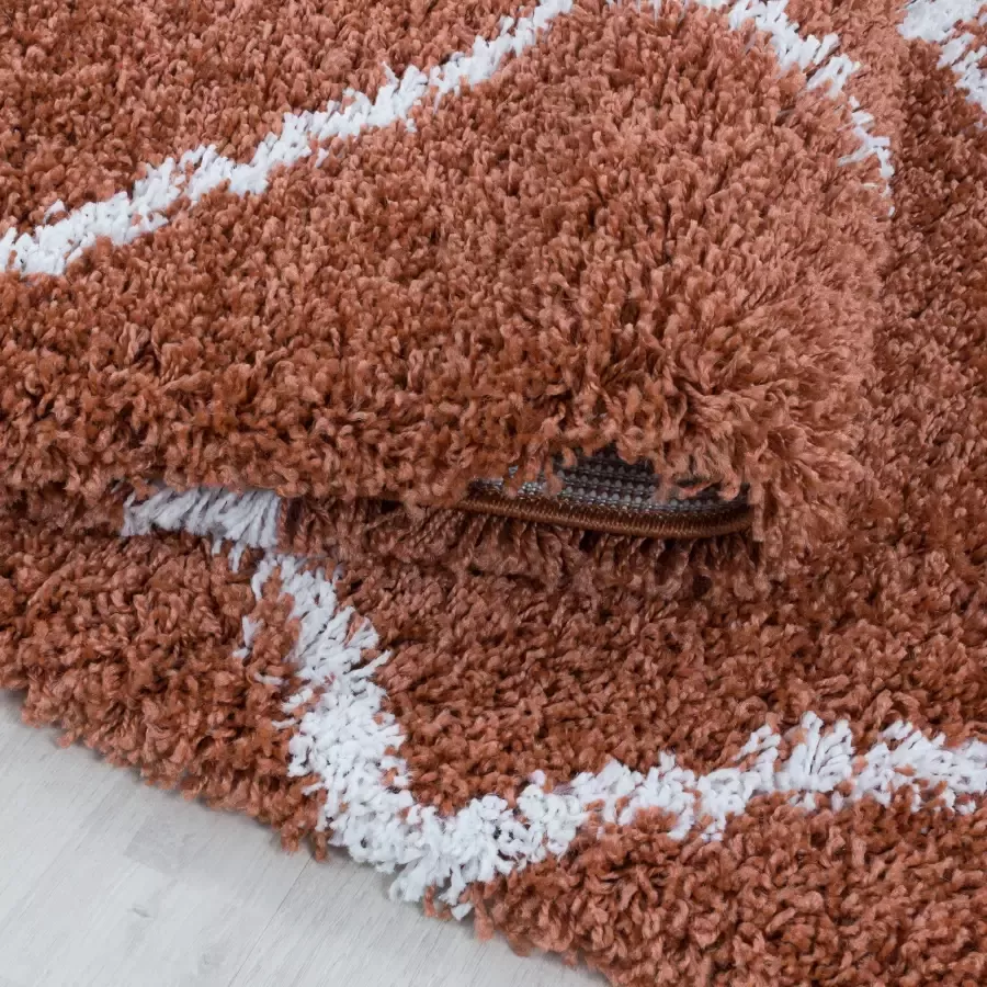 Adana Carpets Berber vloerkleed Agadir Lines Terra Creme 240x340cm - Foto 1