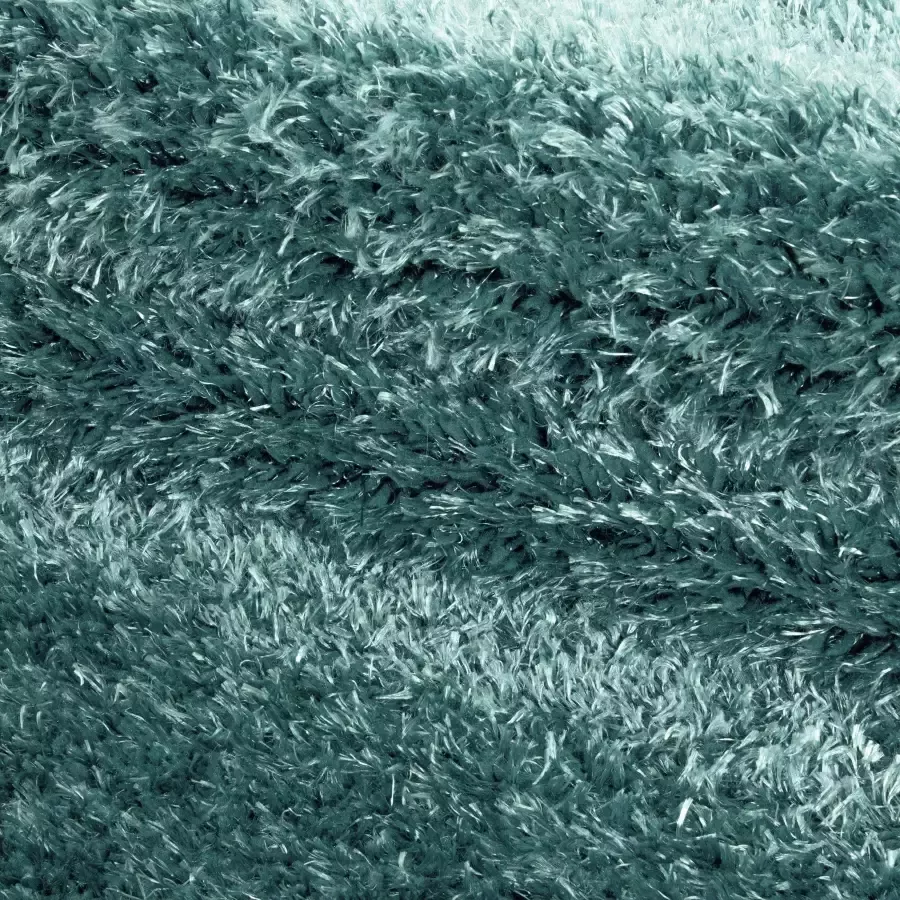 Adana Carpets Rond Hoogpolig vloerkleed Blushy Turquoise Ø 120cm - Foto 1