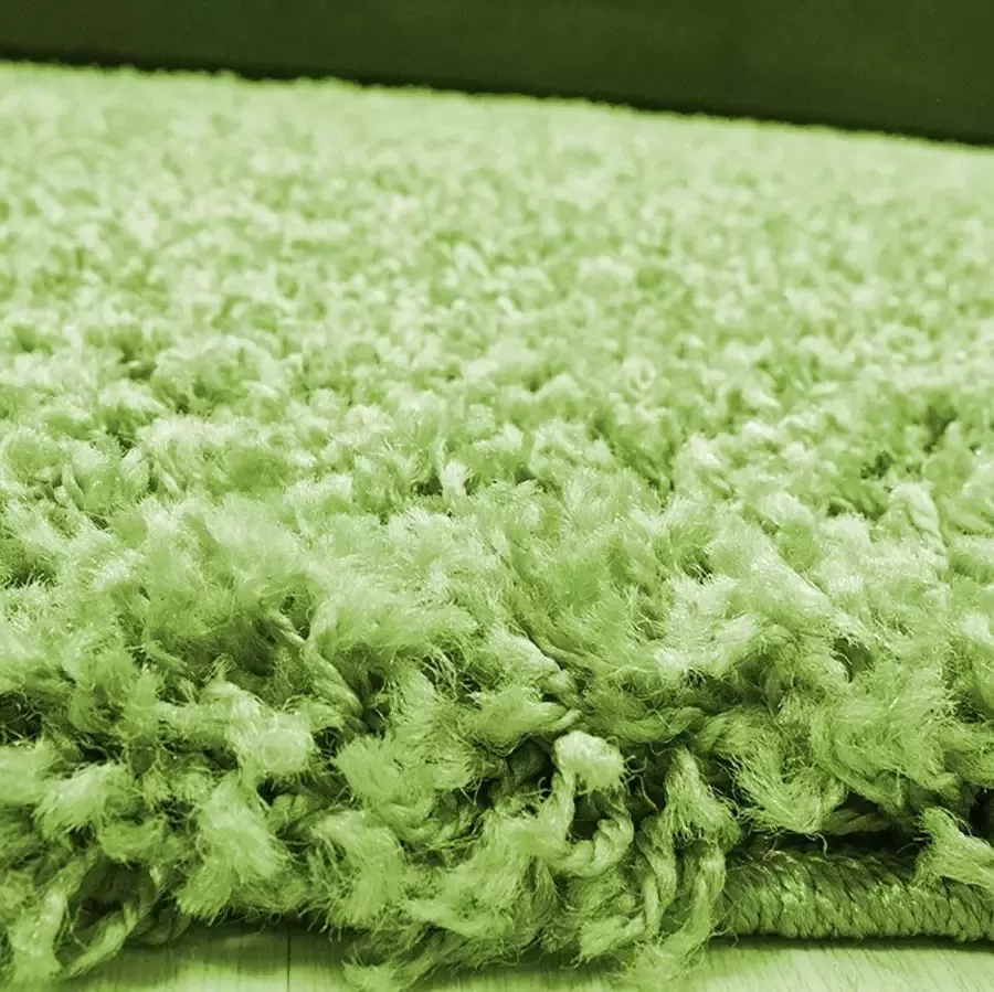 Adana Carpets Vloerkleed DreamShaggy Green (120x120)Cm - Foto 4