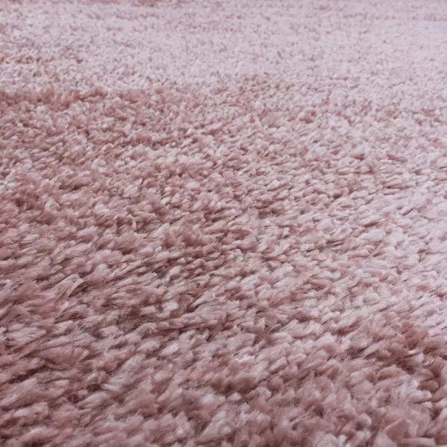 Adana Carpets Rond hoogpolig vloerkleed Fuzzy Donkergrijs Ø 160cm - Foto 16