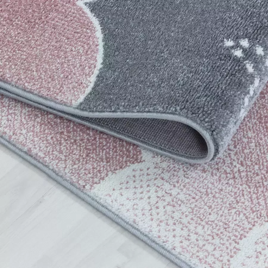 Adana Carpets Kindervloerkleed Fleurtje Maan Roze 120x170cm - Foto 2