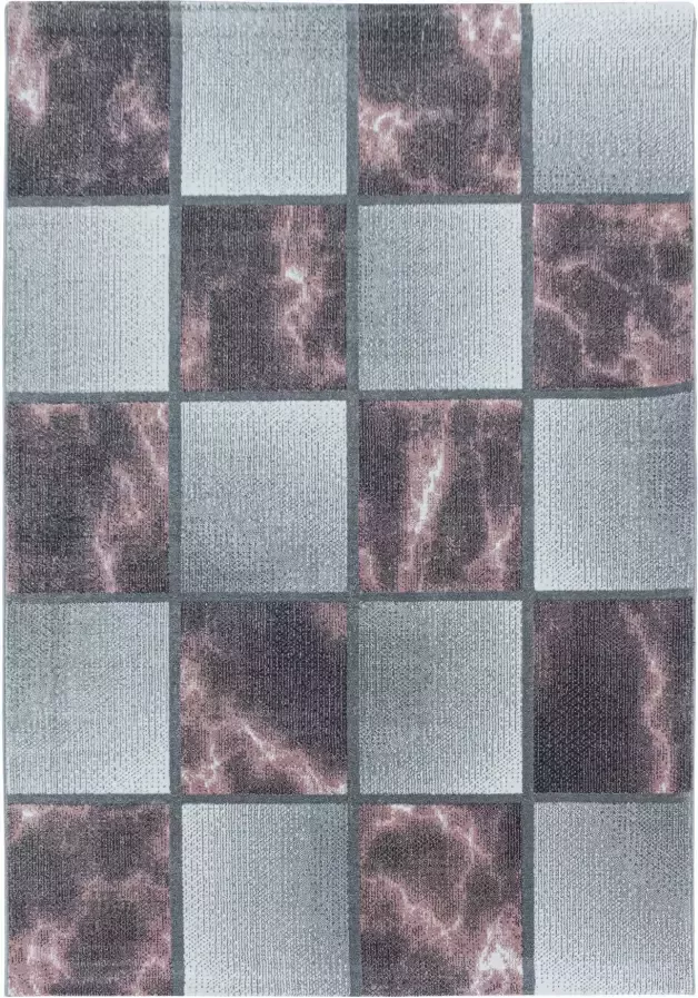 Adana Carpets Modern vloerkleed Optimism Box Roze Grijs 240x340cm - Foto 6