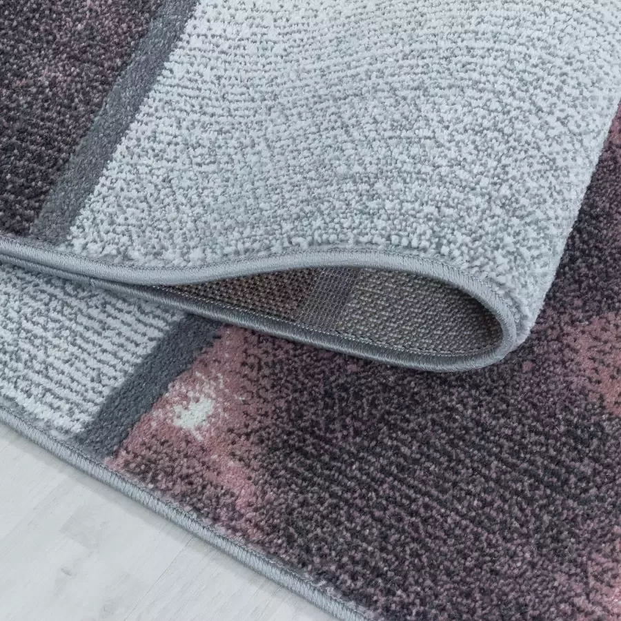 Adana Carpets Modern vloerkleed Optimism Box Roze Grijs 240x340cm - Foto 1