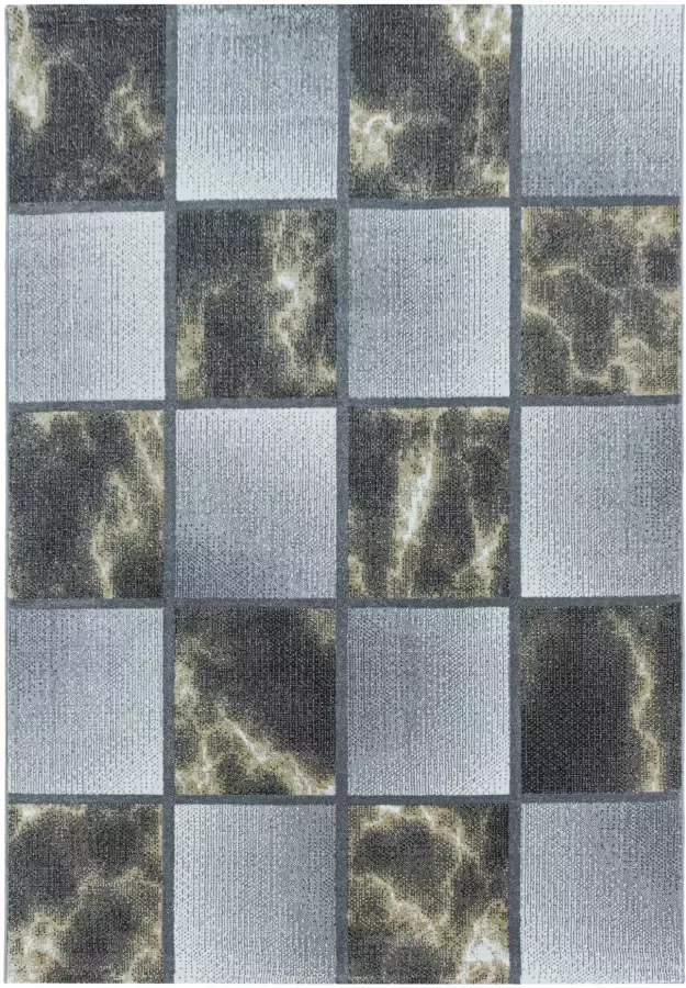 Adana Carpets Modern vloerkleed Optimism Box Geel Grijs 160x230cm - Foto 6
