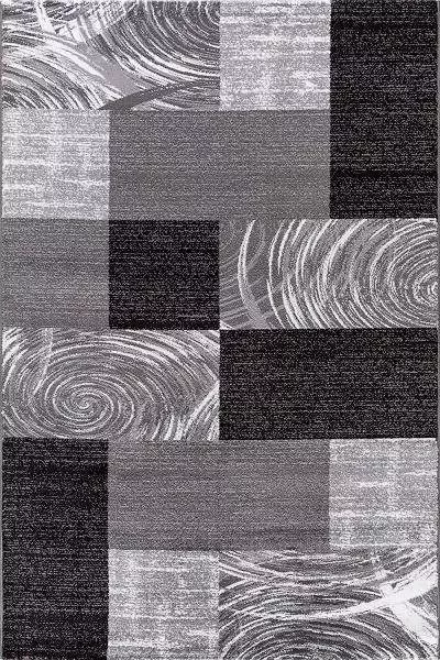 Adana Carpets Parma Vloerkleed 200x290 cm Kunststof Zwart - Foto 6