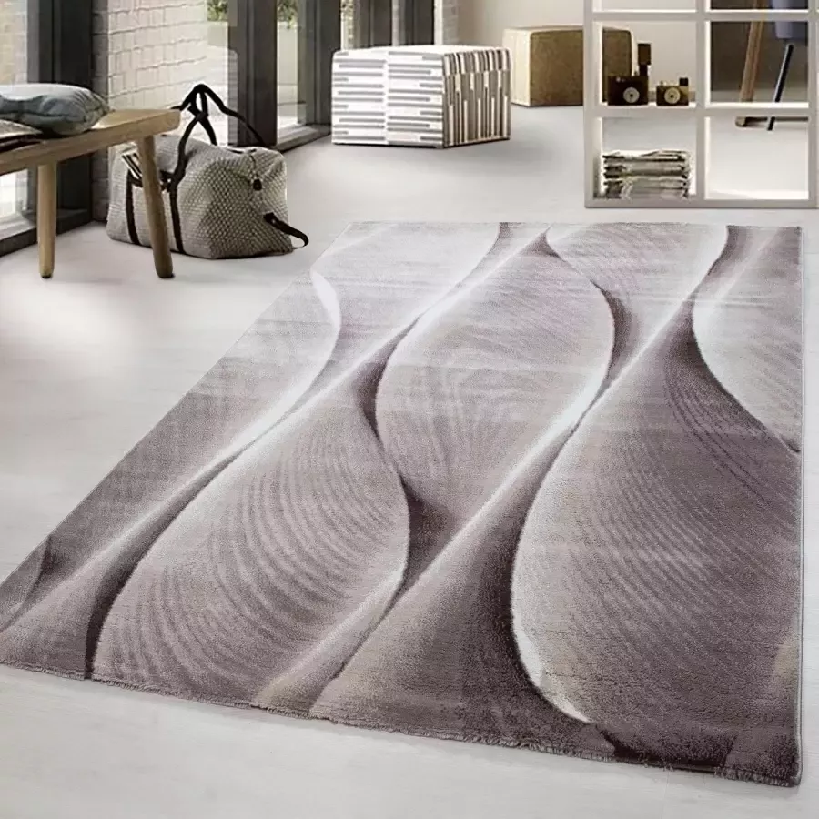 Adana Carpets Modern vloerkleed Jena Bruin 9310 120x170cm - Foto 3