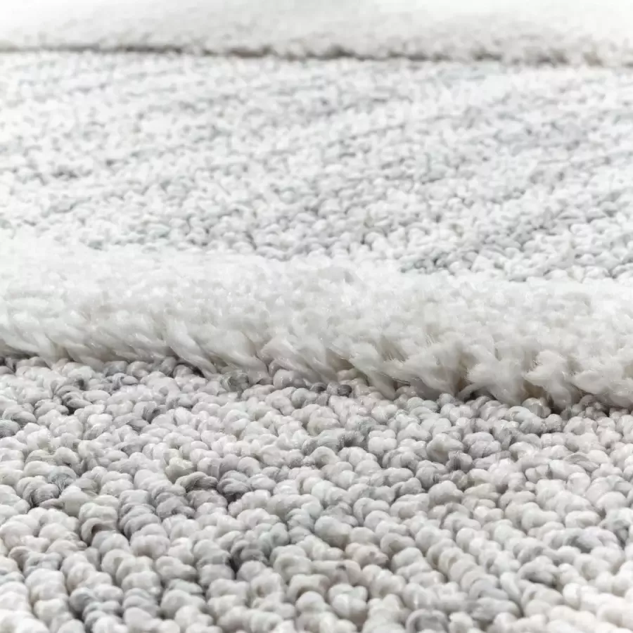 Adana Carpets Rond scandinavisch vloerkleed Pitea Diamond Grijs Ø 120cm - Foto 2