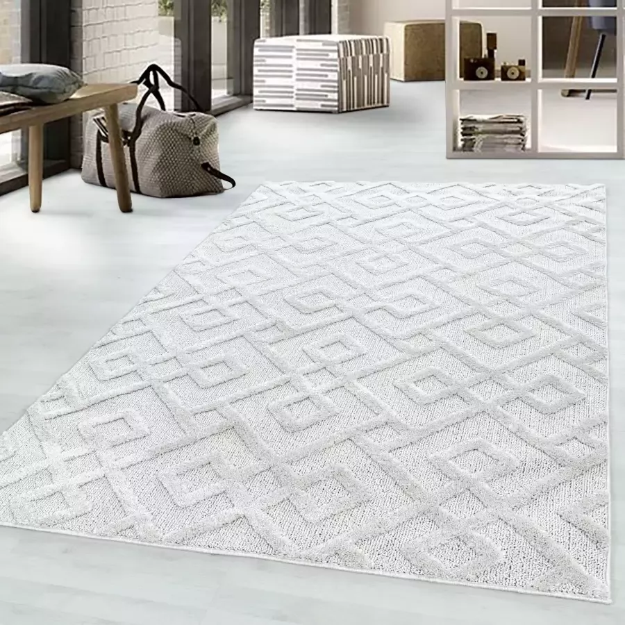 Adana Carpets Scandinavisch vloerkleed Pitea Pattern Creme 200x290cm - Foto 5