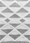 Adana Carpets Scandinavisch vloerkleed Pitea Lines Grijs Creme 160x230cm - Thumbnail 4