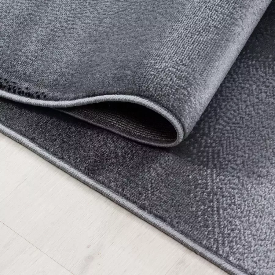 Adana Carpets Modern vloerkleed Plus Zwart 8008 120x170cm