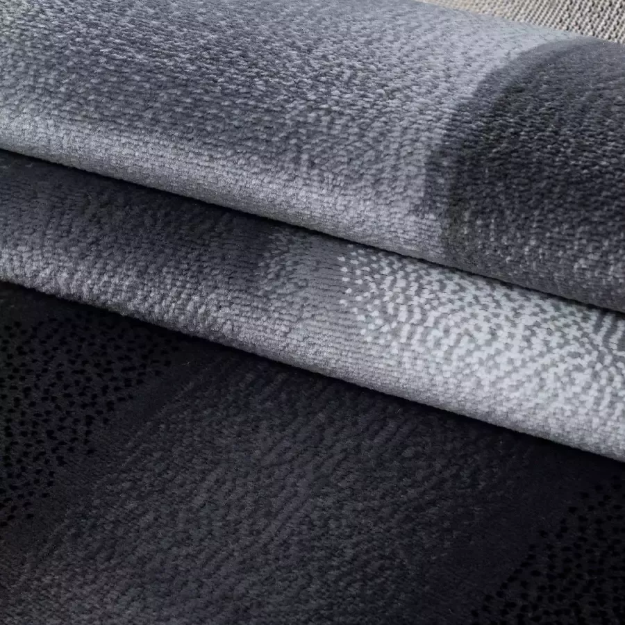 Adana Carpets Modern vloerkleed Plus Zwart 8008 120x170cm - Foto 3