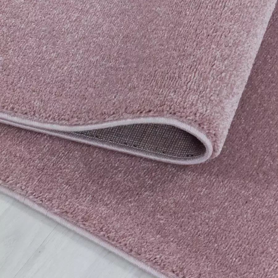 Adana Carpets Laagpolig vloerkleed Smoothly Roze 80x150cm