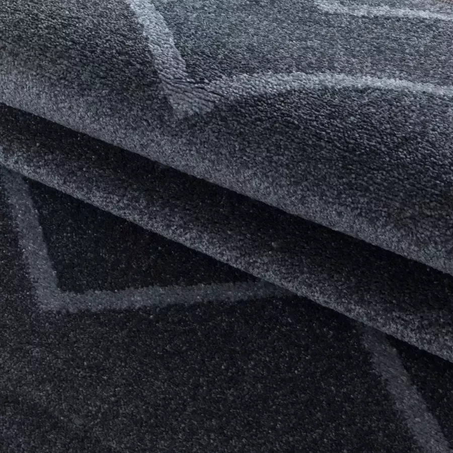 Adana Carpets Laagpolig vloerkleed Smoothly Weave Grijs Wit 200x290cm - Foto 2