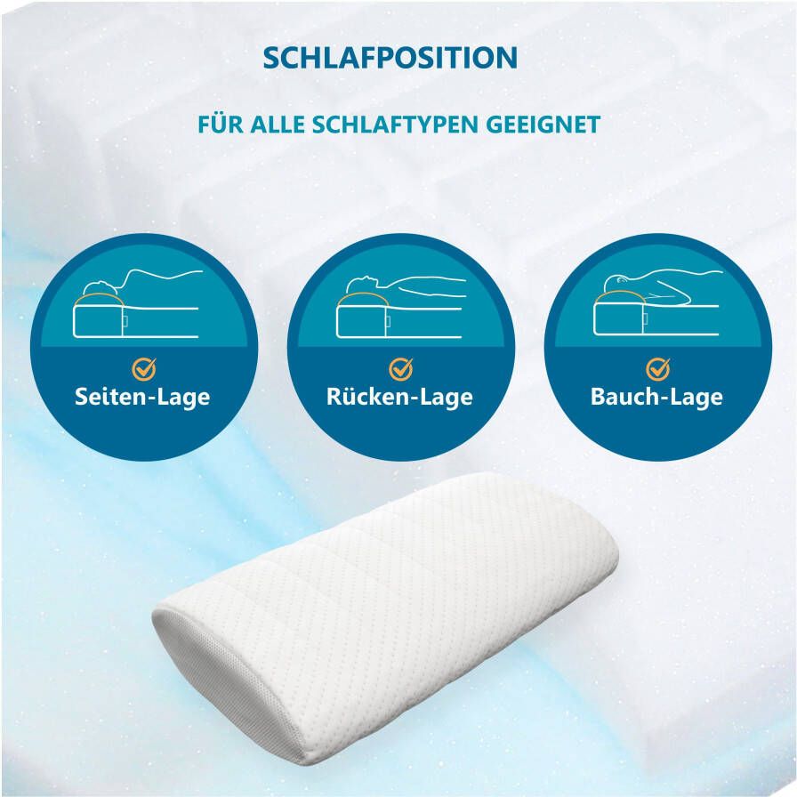 Beco Neksteunkussen Vario Flex met twee ligkanten! - Foto 6