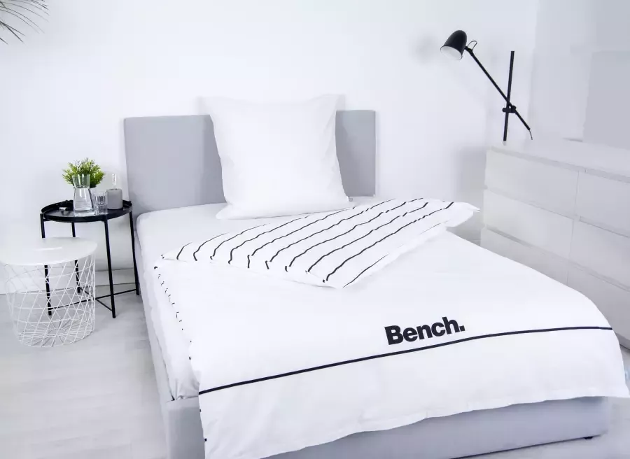 Bench. Tweezijdig te gebruiken overtrekset Bench Kussenovertrek met decoratieve paspel - Foto 2