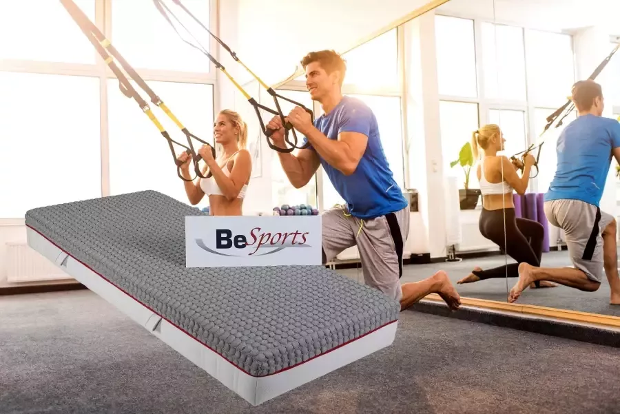 BeSports Pocketveringsmatras T-dynamic 2300 X-tra Top voor rug spieren en conditie hoogte 23 cm - Foto 1