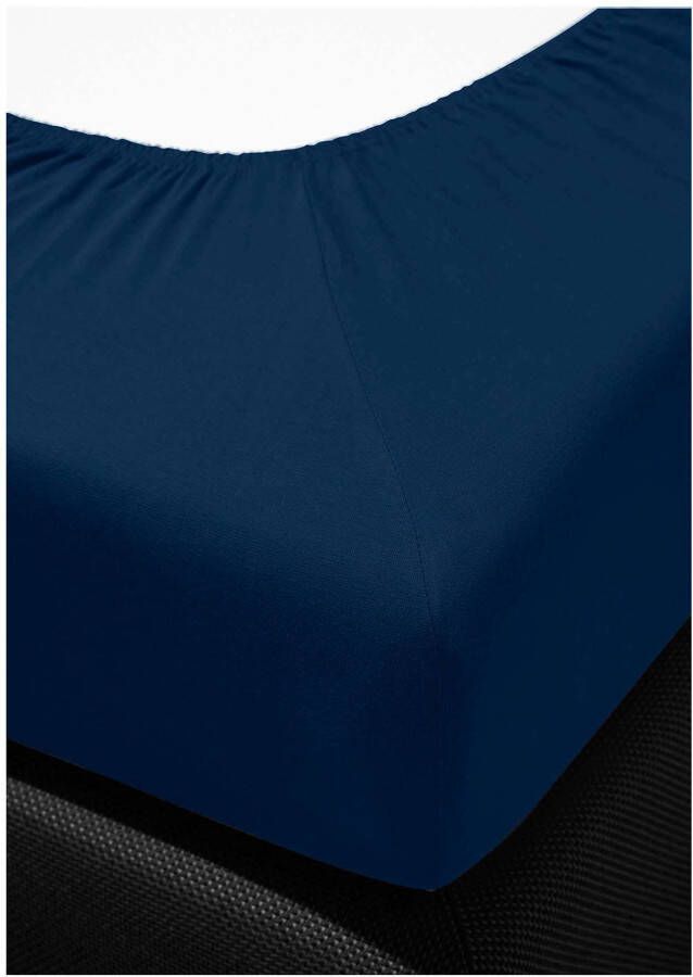 BIERBAUM Hoeslaken Jersey 95% katoen en 5% elastaan voor optimale zachtheid en rekbaarheid (1 stuk) - Foto 4