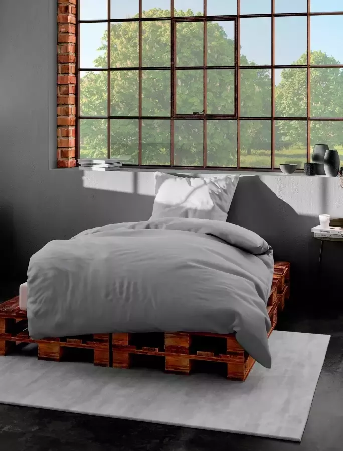 BIERBAUM Overtrekset Chic uni Stijlvol unidesign: Modern en elegant voor elke slaapkamer - Foto 7