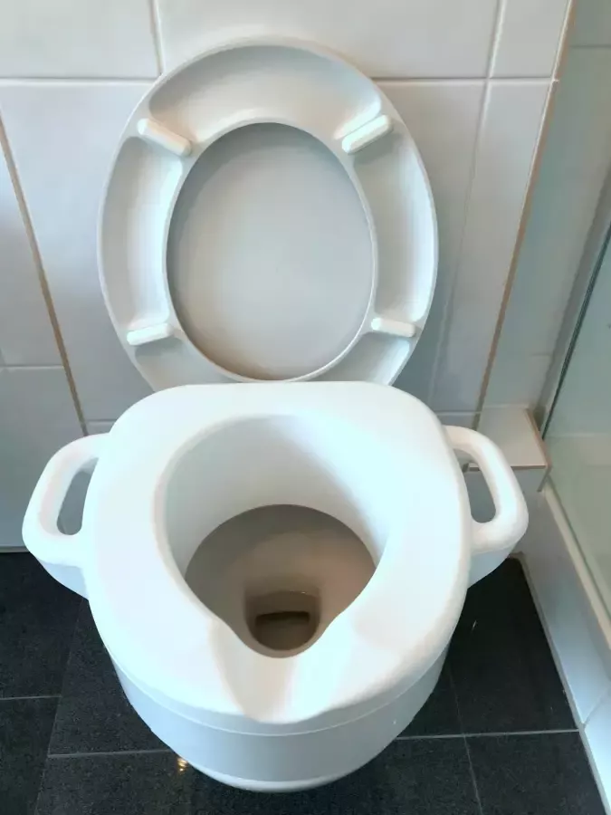 Bischof Toiletzitting Toiletten-opzet Stoelverhoger met grepen - Foto 1