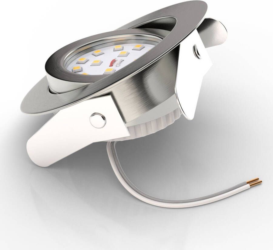 B.K.Licht Ledinbouwlamp 12-pack inbouwspots draaibare plafondspots platte spots - Foto 7