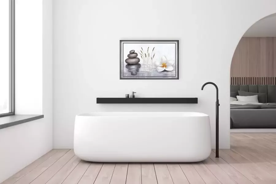 Bönninghoff Artprint op linnen Bloemen en stenen (1 stuk)