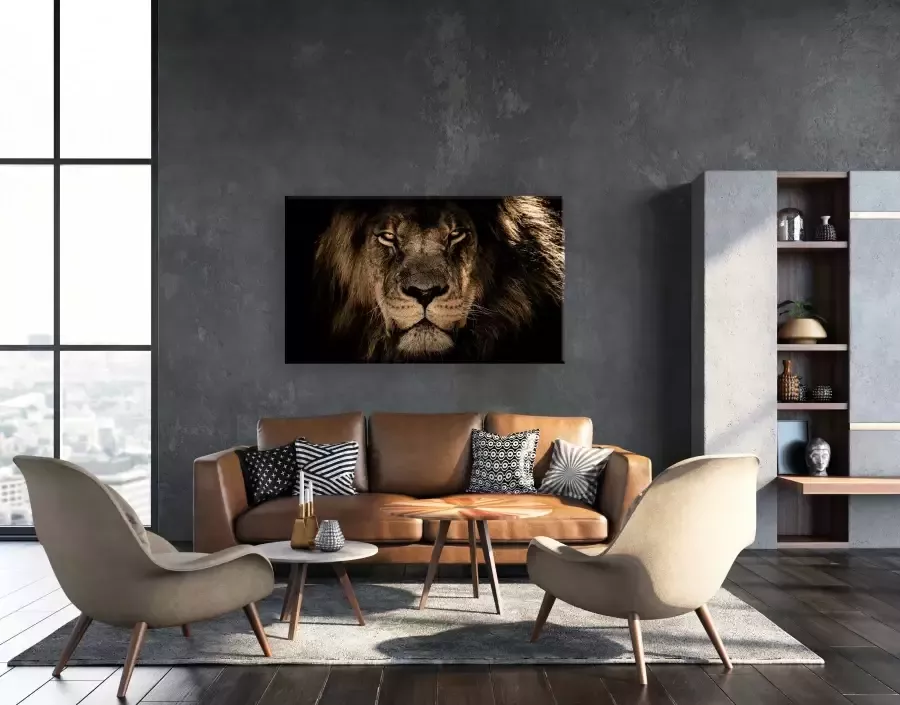 Bönninghoff Artprint op linnen Leeuw (1 stuk)