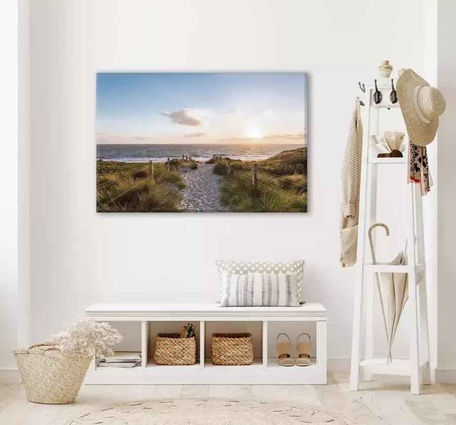 Bönninghoff Artprint op linnen Strand (1 stuk)