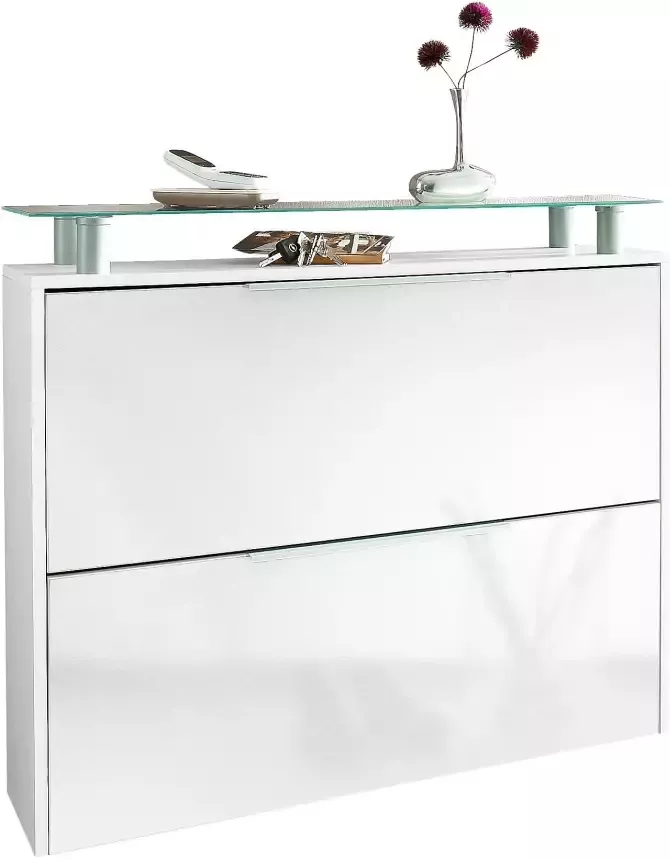 Borchardt Möbel Schoenenkast Rena hangend met glasplaat - Foto 4