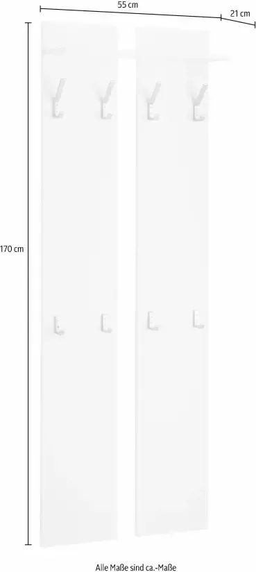 Borchardt Möbel Kapstokpaneel Finn met 8 haken - Foto 12