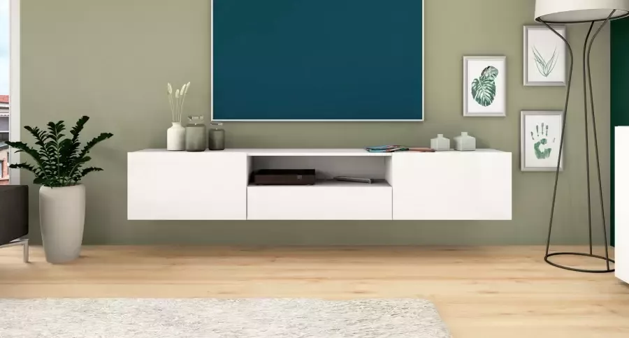 Borchardt Möbel Tv-meubel Sophia Breedte 200 cm met 2 kleppen en 1 lade staand en hangend - Foto 2