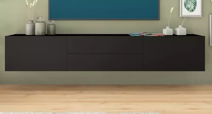Borchardt Möbel Tv-meubel Sophia Breedte 200 cm met 2 kleppen en 2 laden staand en hangend - Foto 4
