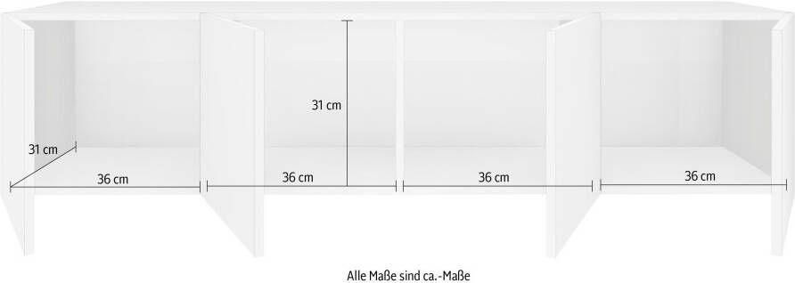 Borchardt Möbel Tv-meubel Vaasa Breedte 152 cm alleen hangend - Foto 8