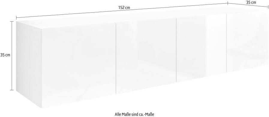 Borchardt Möbel Tv-meubel Vaasa Breedte 152 cm alleen hangend - Foto 6
