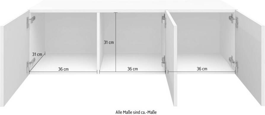 Borchardt Möbel Tv-meubel Vaasa Breedte 114 cm alleen hangend - Foto 9