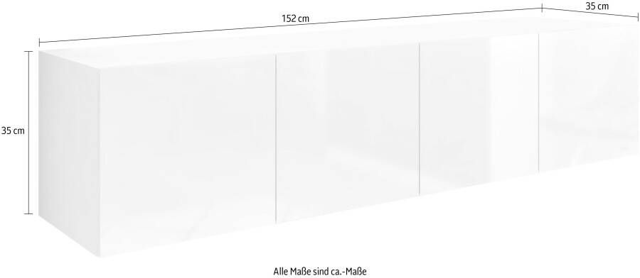 Borchardt Möbel Tv-meubel Vaasa Breedte 152 cm alleen hangend - Foto 6