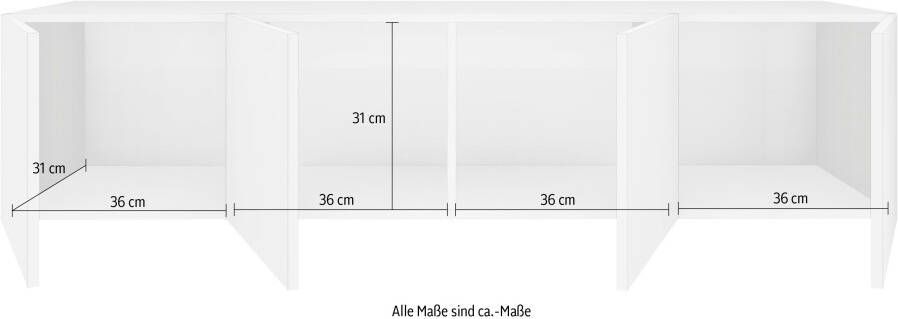 Borchardt Möbel Tv-meubel Vaasa Breedte 152 cm alleen hangend - Foto 9