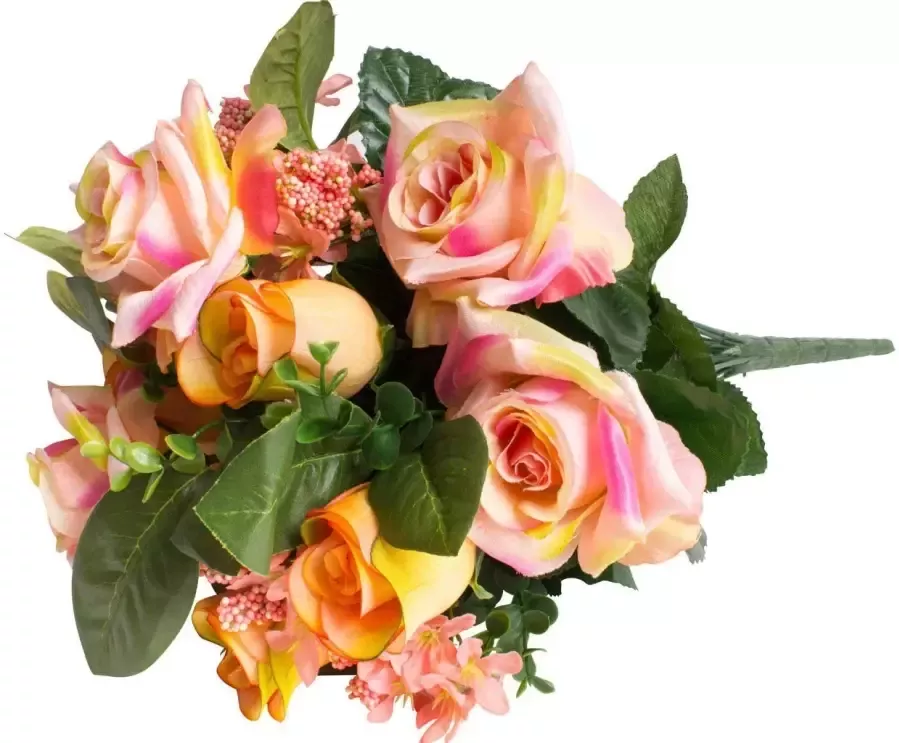 Botanic-Haus Kunstbloem Bos rozen (1 stuk)